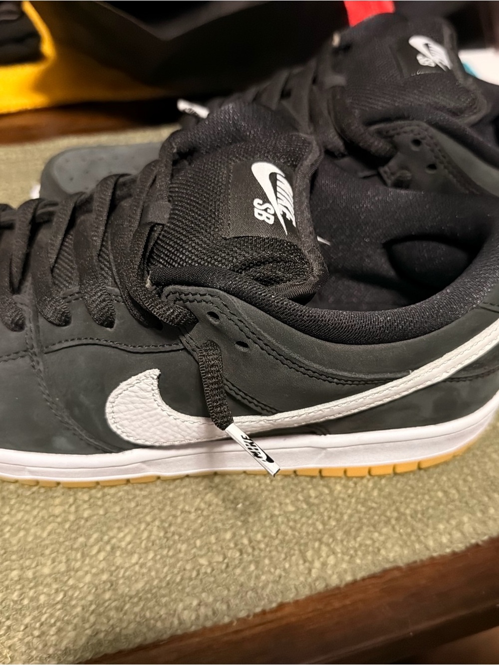 Nike SB Black and White Low-Top Sneakers